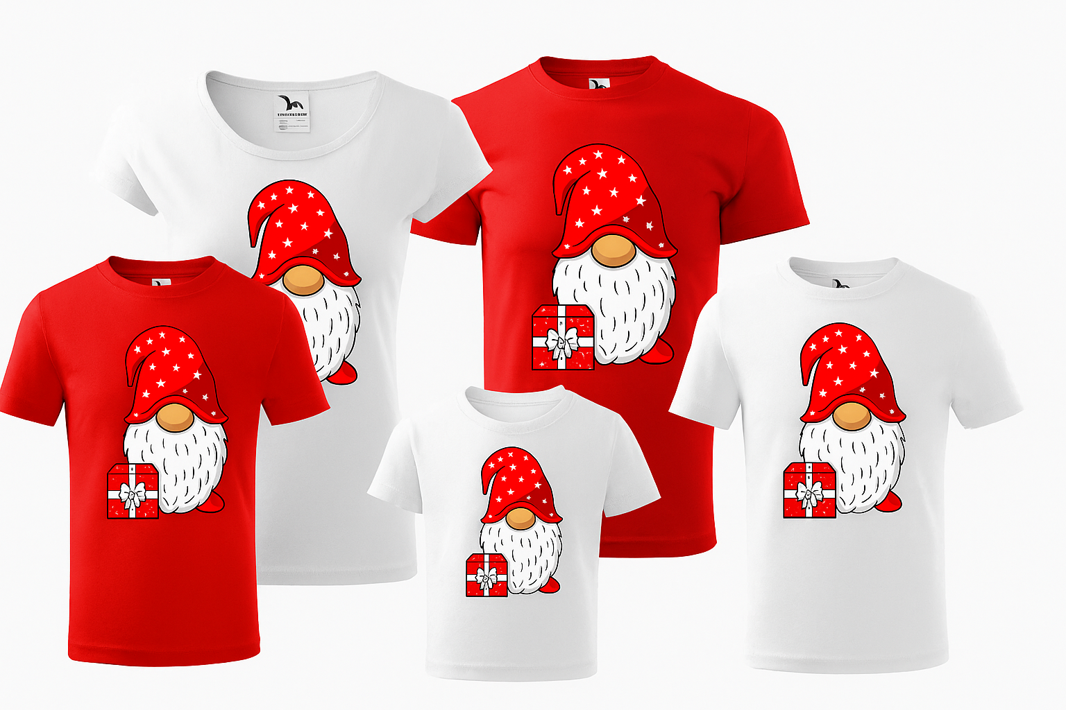 set rodinných tričiek Škriatok 3